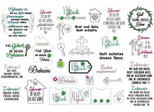 Stickserie - Zum Einzug 56 Dateien